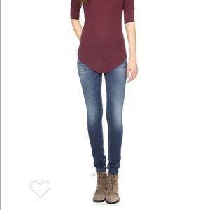 • IRO • Flesk Skinny Jeans Blue 26 Low Rise